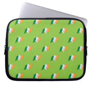 Irish Flag Pattern Laptop Sleeve