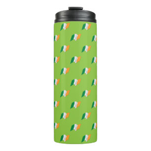 Irish Flag Pattern Thermal Tumbler