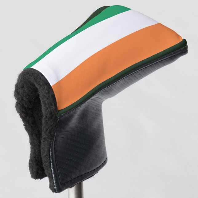 Irish Flag pct Golf Head Cover (3/4 Front)