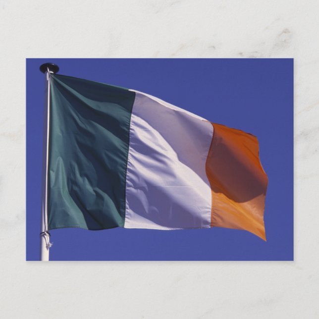 Irish flag postcard (Front)
