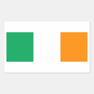 irish flag rectangular sticker