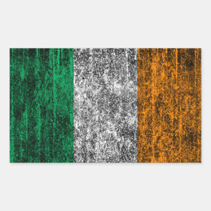 irish flag rectangular sticker