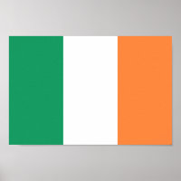 Irish Flag - Republic of Ireland - ROI Eire Poster