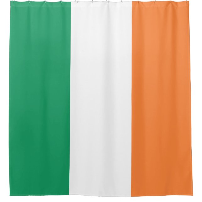 Irish Flag (Republic of Ireland) (ROI) (Eire) Shower Curtain (Front)