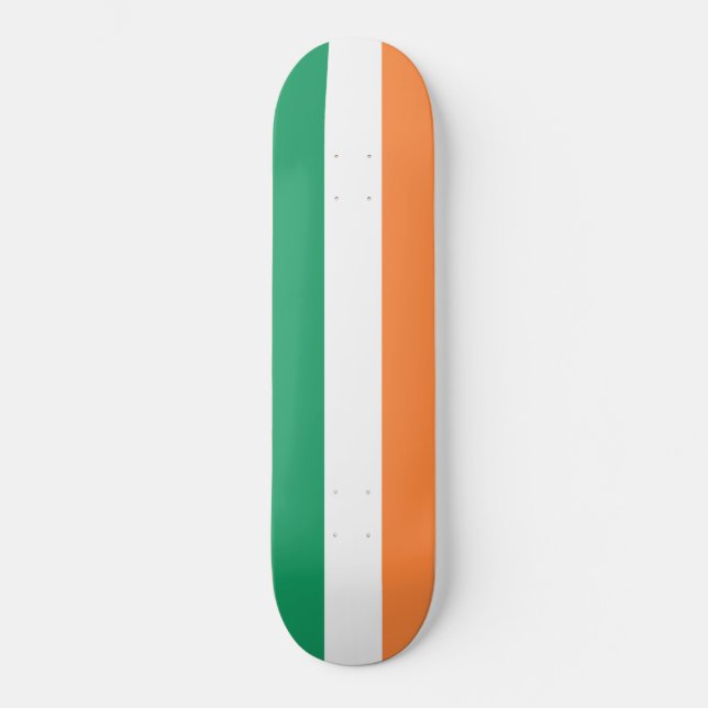 Irish Flag (Republic of Ireland) (ROI) (Eire) Skateboard (Front)