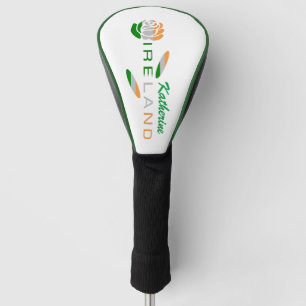 Irish Flag Rose Personalised Golf Head Cover