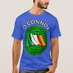 Irish Flag Shamrock Celtic Knot OConnor T-Shirt