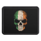 Irish Flag Skull on Black