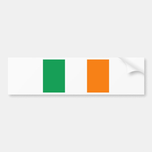 Irish Flag/St Patrick's Day Bumper Sticker (Front)