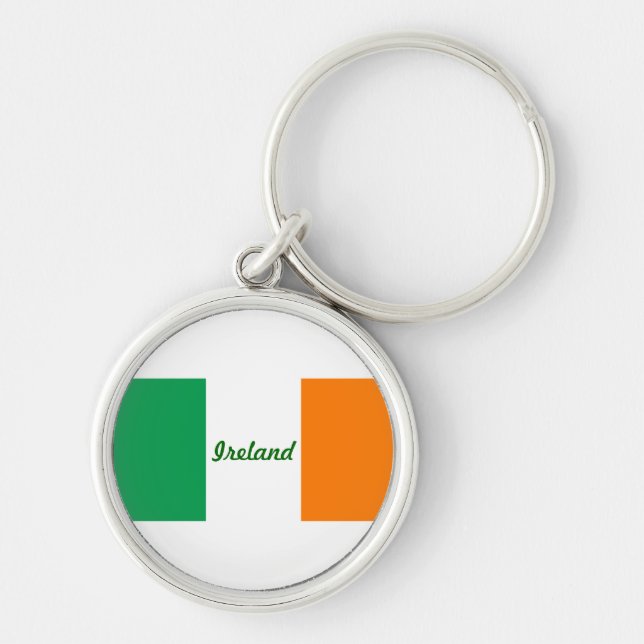 Irish Flag/St Patrick's Day Key Ring (Front)