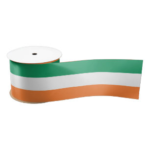 Irish Flag St Patricks Day Satin Ribbon