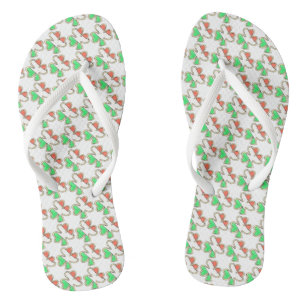 Irish Flag St. Patrick's Day Shamrock Sugar Cookie Thongs