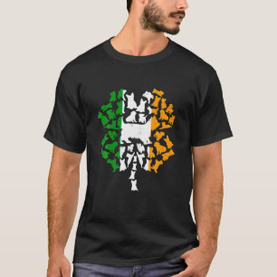 IRISH Flag St Patrick's Day Yorkshire Shamrock Dog T-Shirt