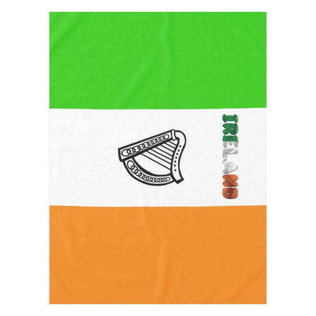Irish flag tablecloth (Front)