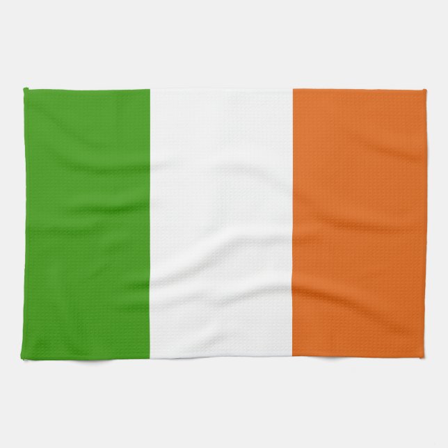 Irish Flag Tea Towel (Horizontal)