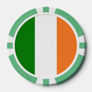 Irish Flag Total  Poker Chips