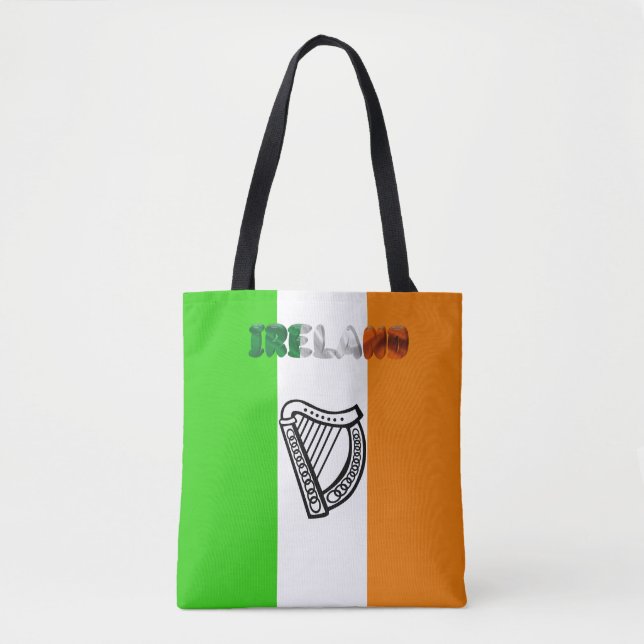 Irish flag tote bag (Front)