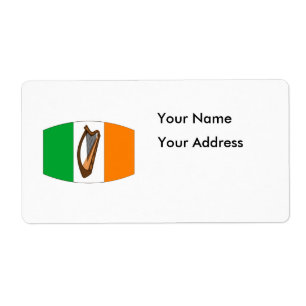 Irish Flag With Harp