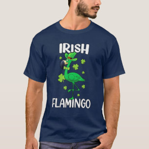 Irish Flamingo St. Patrick's Day Party Ireland Lep T-Shirt