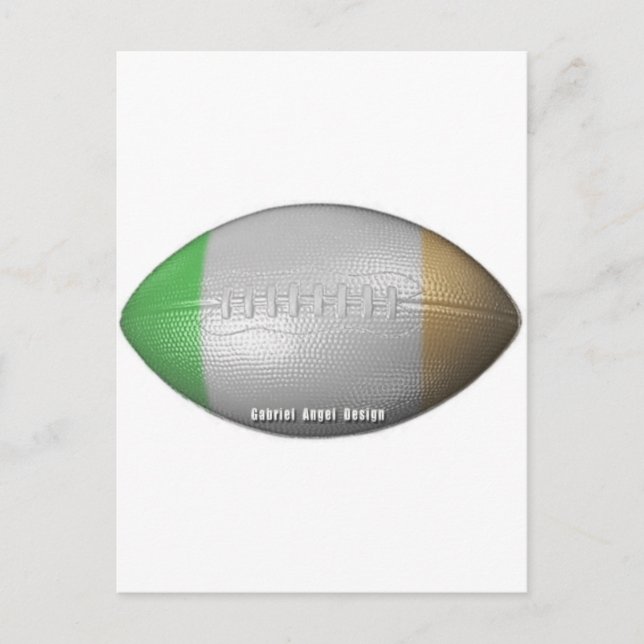 Irish Football Postcard (Front)