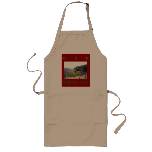 Irish for ever…. long apron (Front)