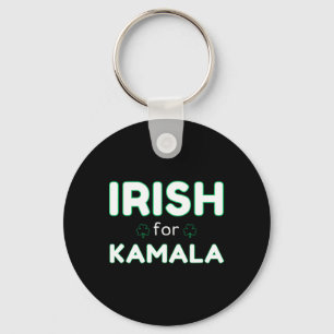 Irish For Kamala Harris 2024 Election  Key Ring