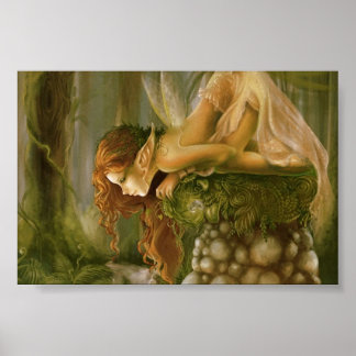 Irish forest elf poster