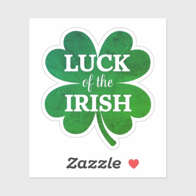 Irish Four Leaf Clover (Sheet)
