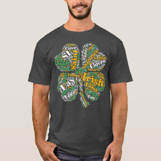 Irish Four Leaf Clover Shamrock St T-Shirt