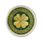 Irish Four-leaf clover with Celtic Knot