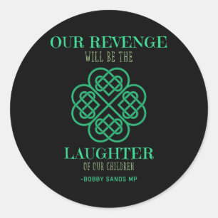 Irish Freedom Bob4 Classic Round Sticker