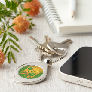 Irish Fun 3D Whimsey  Key Ring