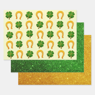 Irish Fun 3D Whimsey  Wrapping Paper Sheet