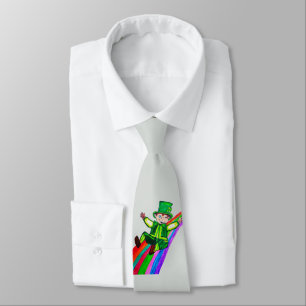 IRISH FUNNY LEPRECHAUN tie