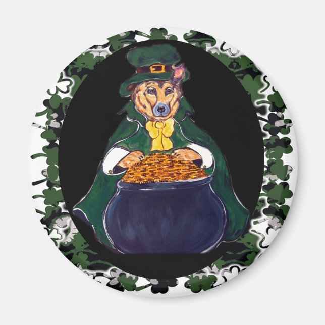 Irish German Shepherd Magnet (Front)