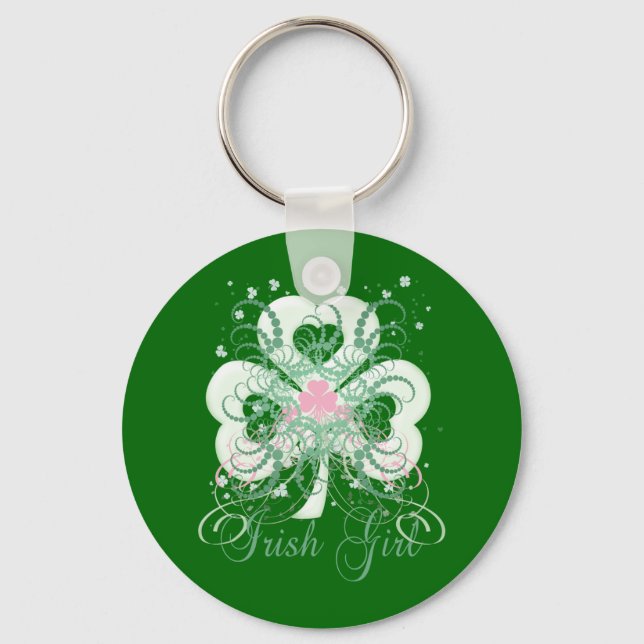 Irish Girl 2 Key Ring (Front)