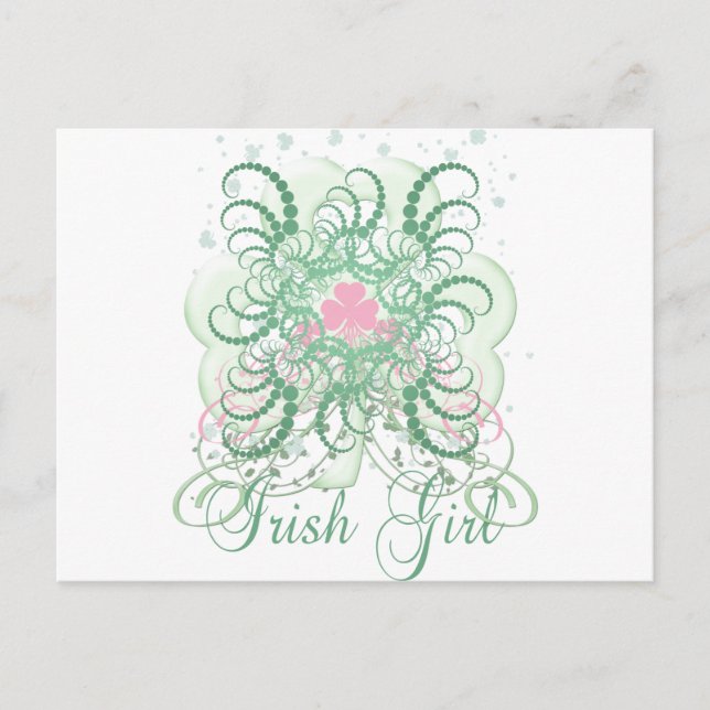 Irish Girl 2 Postcard (Front)