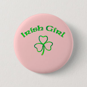Irish Girl 6 Cm Round Badge