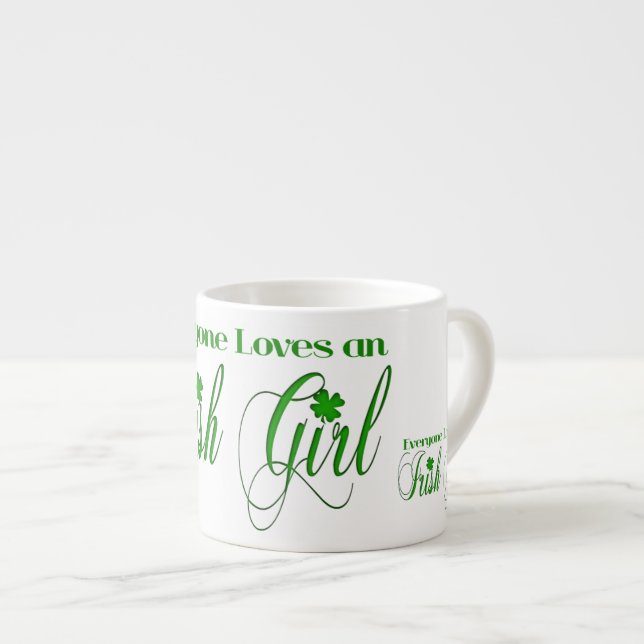 Irish Girl Espresso Cup (Front Right)