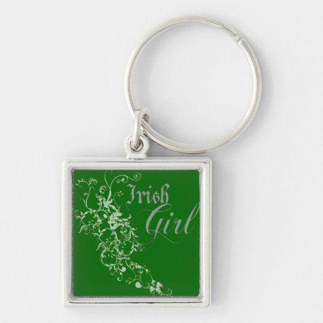 Irish Girl Key Ring (Front)