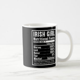 Irish Girl Nutrition Facts 1  Coffee Mug