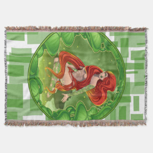Irish Girl Throw Blanket