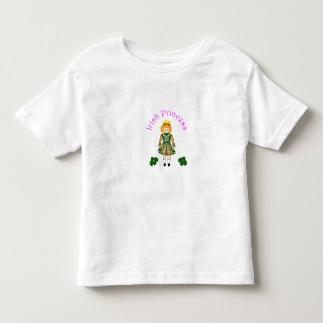Irish Girl Toddler Princess Shirt (Front)