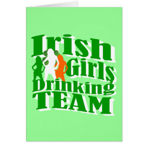 Irish girls drinking team