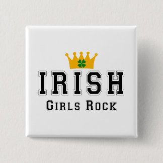 Irish Girls Rock 15 Cm Square Badge
