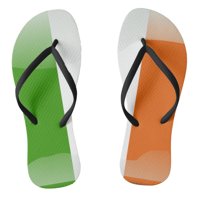 Irish glossy flag thongs (Footbed)