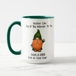 Irish Gnome St. Patarick's Day Mug