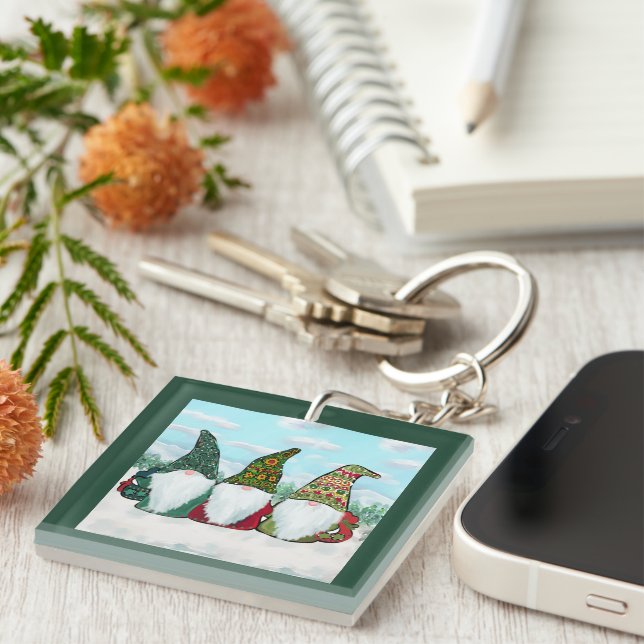 IRISH GNOMES KEY RING (Front Right)
