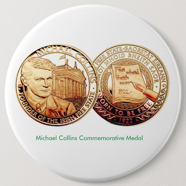 Irish Gold Coin for Badge (Front)