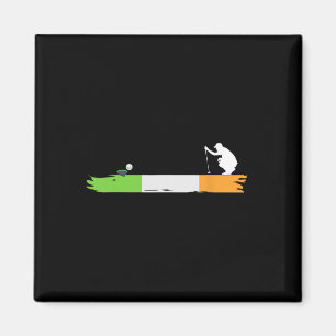 Irish Golf Ireland Flag Golfing  Magnet